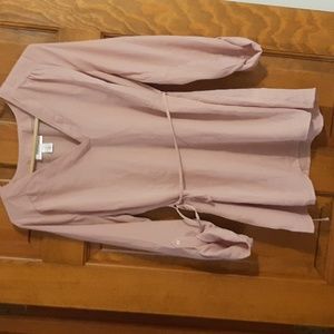 Flowing Maternity Top - Convertible Sleeves